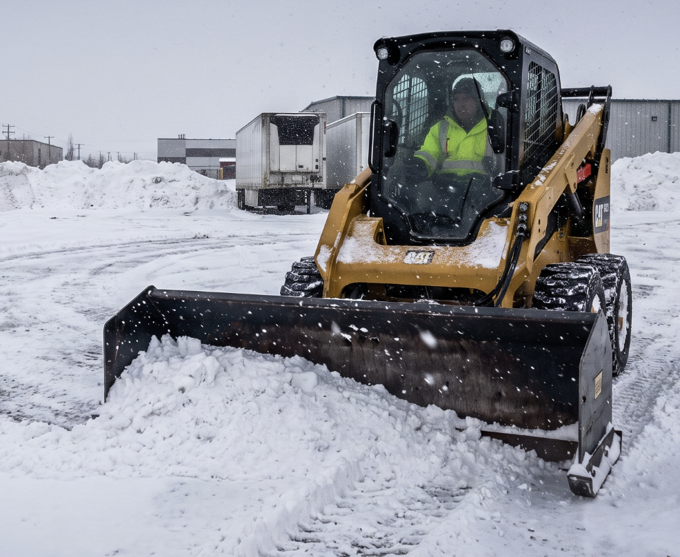 Going Yard commercial snow removal work