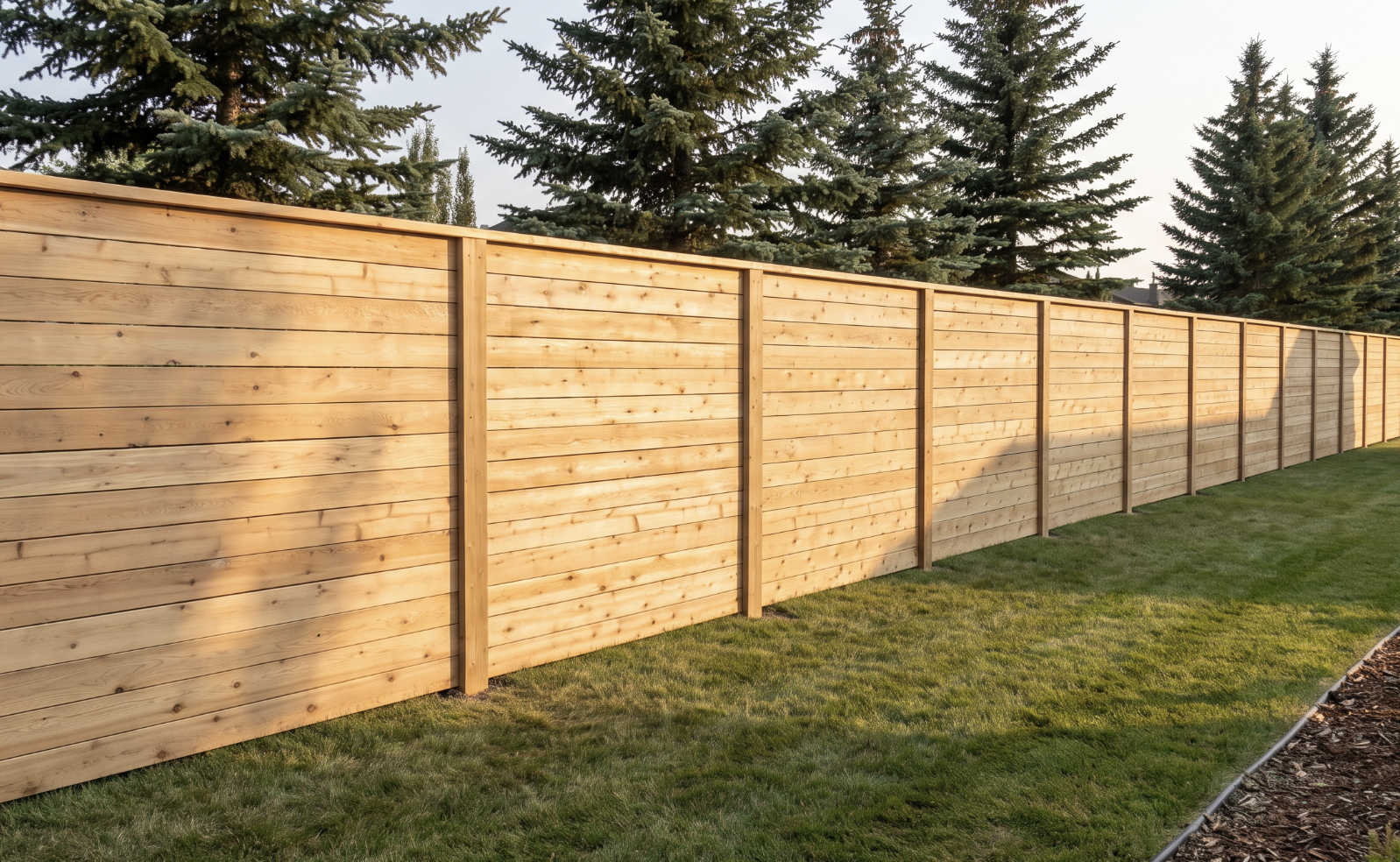 Going Yard fence installation in St. Albert