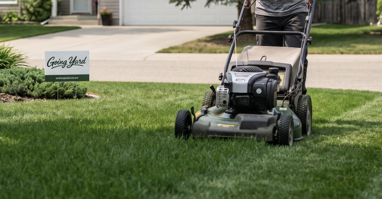 Going Yard lawn mowing in St. Albert